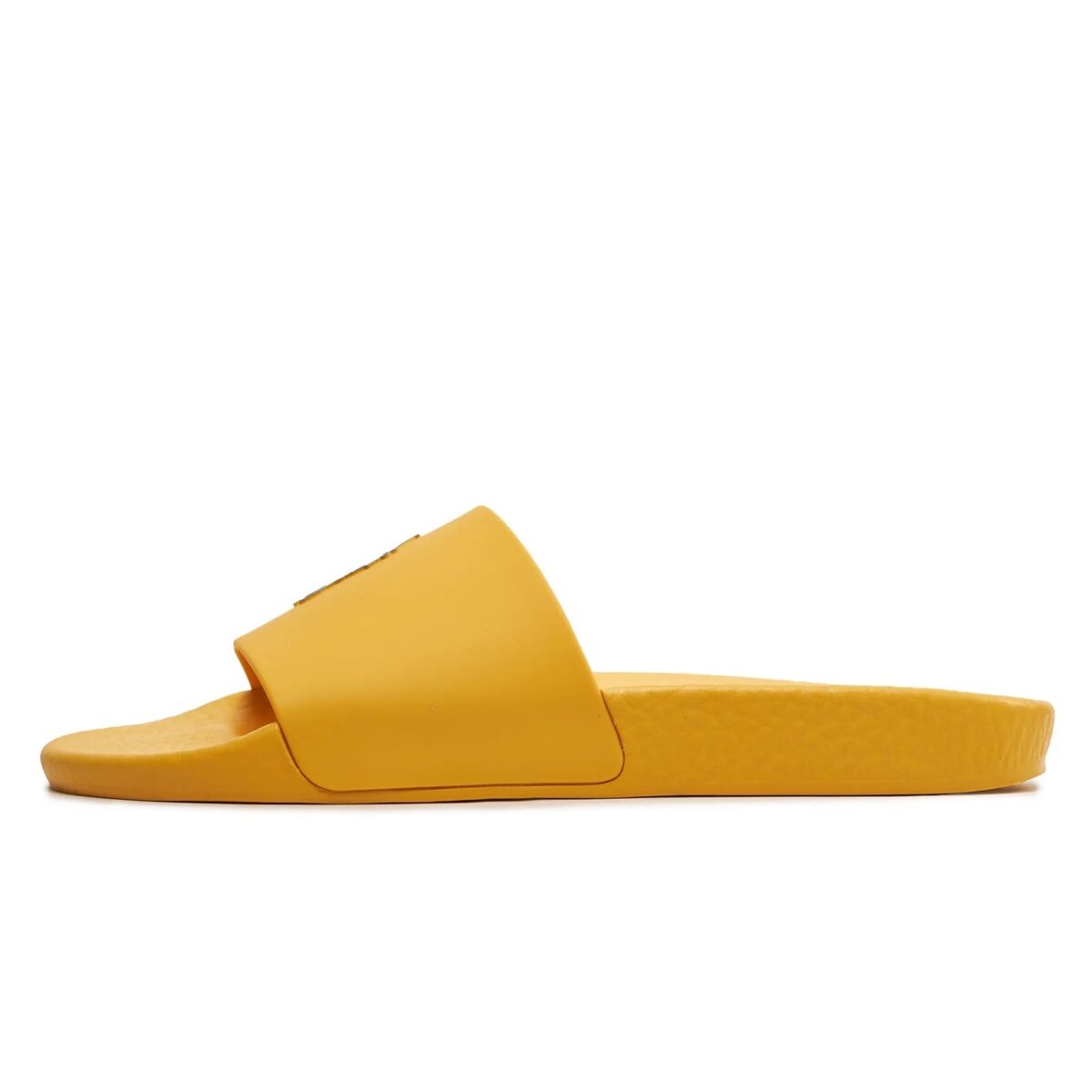 POLO RALPH LAUREN UNISEX SIGNATURE PONY SLIDE YELLOW/DUSTY BLUE - Image 5