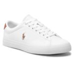 POLO RALPH LAUREN WOMEN'S LONGWOOD-SNEAKERS-LOW TOP LACE WHITE/MULTI PP