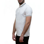 EMPORIO ARMANI MEN PLACED LOGO POLO WHITE - Image 2