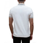 EMPORIO ARMANI MEN PLACED LOGO POLO WHITE - Image 3