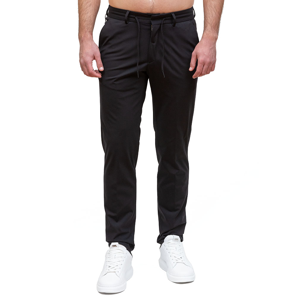 IMG_7463 KARL LAGERFELD MEN'S CHINO PANTS BLACK - Image 1