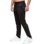 KARL LAGERFELD MEN'S CHINO PANTS BLACK - Image 3