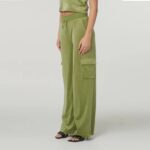 JUICY COUTURE MOSSTONE CARGO VELOUR DIAMANTE TROUSER - Image 3