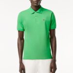 LACOSTE L1212 ORIGINAL L.12.12 CLASSIC FIT POLO SHIRT GREEN