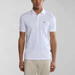 NAPAPIJRI EOLANOS SHORT SLEEVE POLO SHIRT WHITE