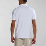 NAPAPIJRI EOLANOS SHORT SLEEVE POLO SHIRT WHITE - Image 3