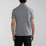 NAPAPIJRI EOLANOS SHORT SLEEVE POLO SHIRT GREY OWL - Image 3