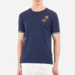 LA MARTINA MEN'S REGULAR-FIT COTTON T-SHIRT - YAFEU NAVY - Image 3