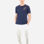 LA MARTINA MEN'S REGULAR-FIT COTTON T-SHIRT - YAFEU NAVY