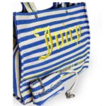 JUICY COUTURE WOMAN IRIS BEACH STRIP BAG BLUE - Image 2