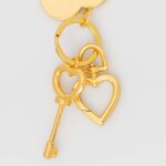 JUICY COUTURE WOMAN HEARTLOCK KEYCHAIN METAL PAPAYA - Image 2