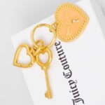 JUICY COUTURE WOMAN HEARTLOCK KEYCHAIN METAL PAPAYA - Image 4