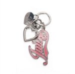 JUICY COUTURE WOMAN RIHANNA KEYCHAIN METAL PINK