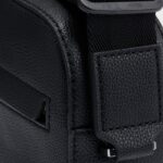 BOSS MAN RAY-NS REPORTER BAG IN GRAINED FAUX LEATHER BLACK - Image 2