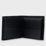 BOSS GRAINED FAUX-LEATHER RAY- WALLET WITH SIGNATURE STRIPE BLACK - Image 2