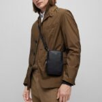 BOSS MAN RAY-NECK CLUTCH EMBOSSED-LOGO BLACK - Image 4