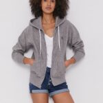 POLO RALPH LAUREN WOMAN W CLASSIC LONG SLEEVE KNIT DARK VINTAGE HEATHER