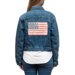 POLO RALPH LAUREN WOMAN FLAG DENIM TRUCKER JACKET - Image 3