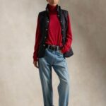 POLO RALPH LAUREN WOMAN PADDED SLEEVELESS VEST BLACK - Image 3