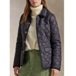 POLO RALPH LAUREN WOMEN CROPPED BARN JACKET POLO BLACK