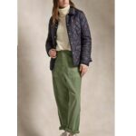 POLO RALPH LAUREN WOMEN CROPPED BARN JACKET POLO BLACK - Image 4