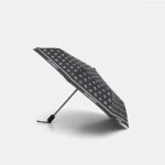 KARL LAGERFELD WOMEN'S K/IKONIK 2.0SM FOIL UMPBRELLA BLACK