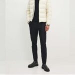 BOSS MEN P KAITON CARGO TROUSERS BLACK - Image 4