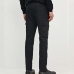 BOSS MEN P KAITON CARGO TROUSERS BLACK - Image 3
