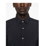 BOSS MEN SLIM-FIT SHIRT IN PRINTED PERFORMANCE-STRETCH MATERIAL BLACK - Image 2