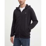 BOSS MEN COTTON-BLEND C-SPENCE SWEATSHIRT BLACK
