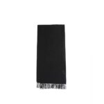 EMPORIO ARMANI MEN'S STOLA PL VI 79X199 SCARF WITH EAGLE BLACK - Image 3