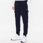 POLO RALPH LAUREN DOUBLE-KNIT CARGO JOGGER NAVY
