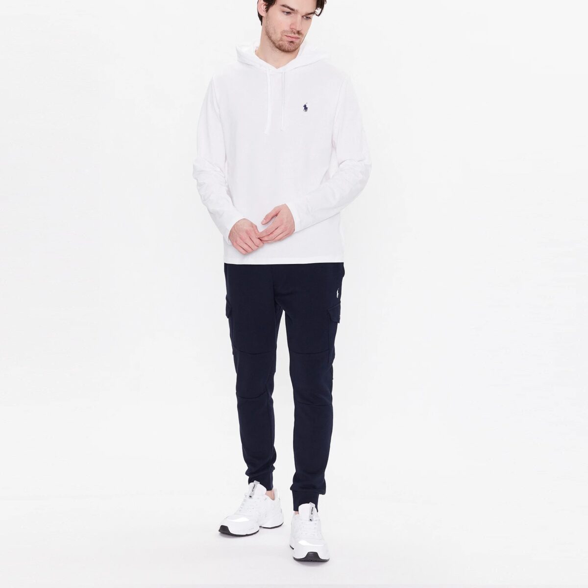 POLO RALPH LAUREN DOUBLE-KNIT CARGO JOGGER NAVY - Image 4