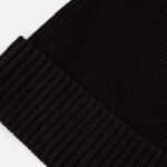 TOMMY HILFIGER TH FLAG PIMA COTTON BEANIE BLACK - Image 3