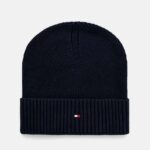 TOMMY HILFIGER TH FLAG PIMA COTTON BEANIE DESERT SKY