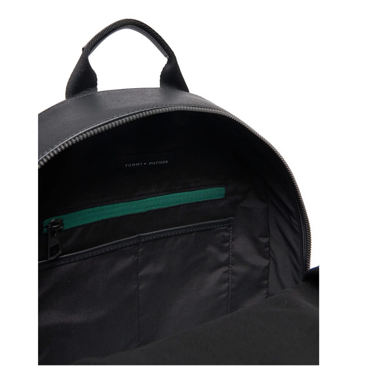 TOMMY HILFIGER MEN TH MONOGRAM POCKET DOME BACKPACK BLACK - Image 2