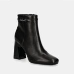 KARL LAFERFELD WOMAN ZIP ANKLE BOOT BLACK