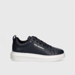 KARL LAGERFELD MENS ESSENTIAL STRIPE LO NAVY - Image 4