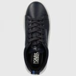 KARL LAGERFELD MENS ESSENTIAL STRIPE LO NAVY - Image 2
