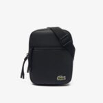 LACOSTE MEN SMALL FLAT CROSSOVER BAG POLYURETHANE NOIR