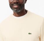 LACOSTE MEN'S FLEECE CREW NECK SWEATSHIRT ECRU WHITE - Image 2