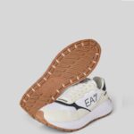 EMPORIO ARMANI EA7 SNEAKER WITH CONTRASTING MODEL 'WADER' IN WHITE - Image 3