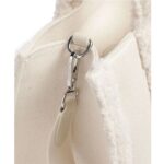 KARL LAGERFELD WOMEN'S K/IKONIK 2.0 HANDBAG RECYCLED COTTON IVORY OFF WHITE - Image 2