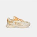 LACOSTE  WOMEN'S L003 NEO SNEAKERS WHITE/NATURAL - Image 4