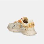 LACOSTE  WOMEN'S L003 NEO SNEAKERS WHITE/NATURAL - Image 3