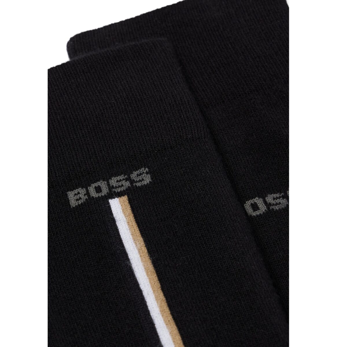 BOSS MEN TWO-PACK OF REGULAR-LENGTH SOCKS BLACK - Image 2