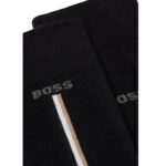 BOSS MEN TWO-PACK OF REGULAR-LENGTH SOCKS BLACK - Image 2