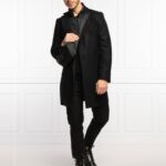 HUGO MILOGAN 2241 MEN COAT BLACK - Image 5