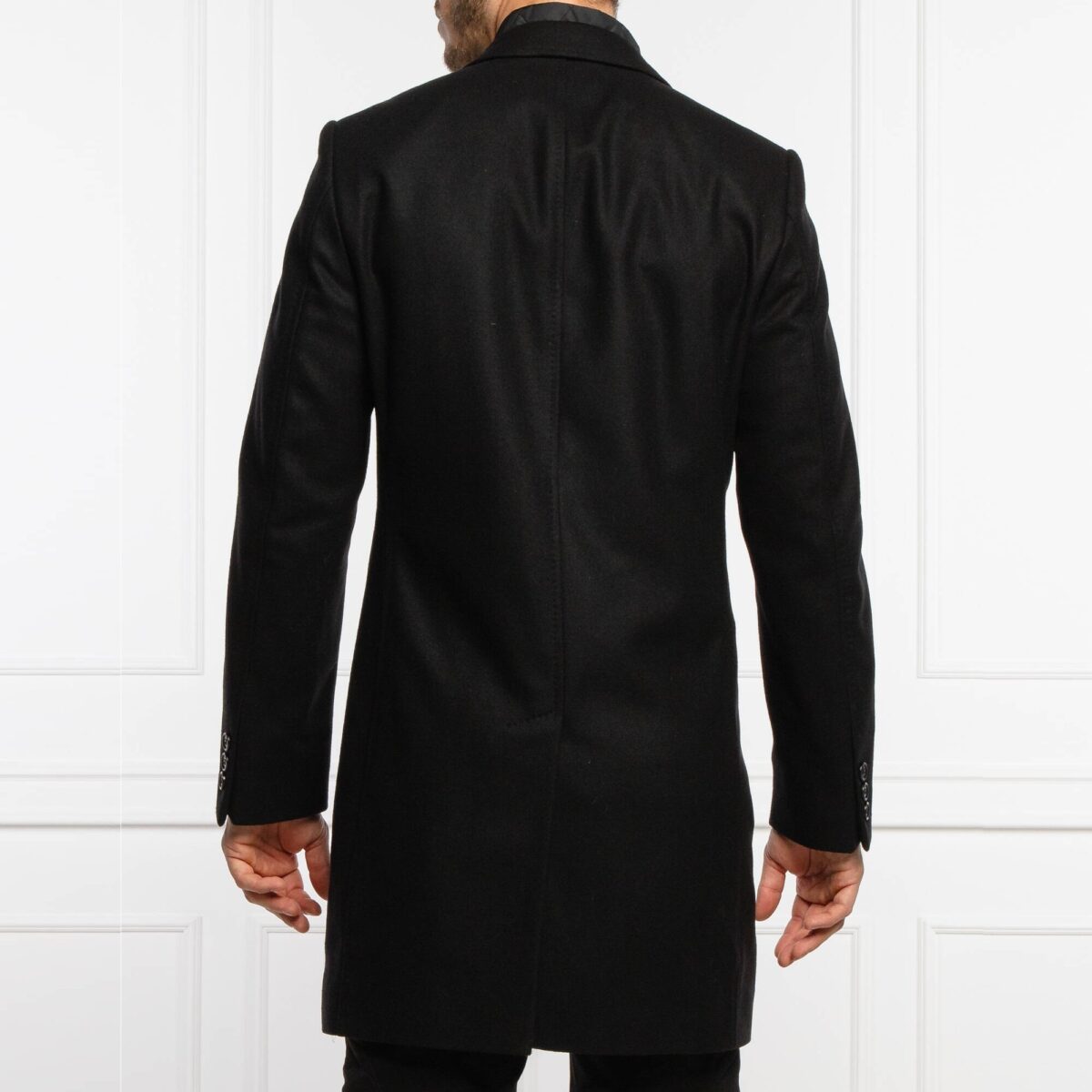 HUGO MILOGAN 2241 MEN COAT BLACK - Image 4