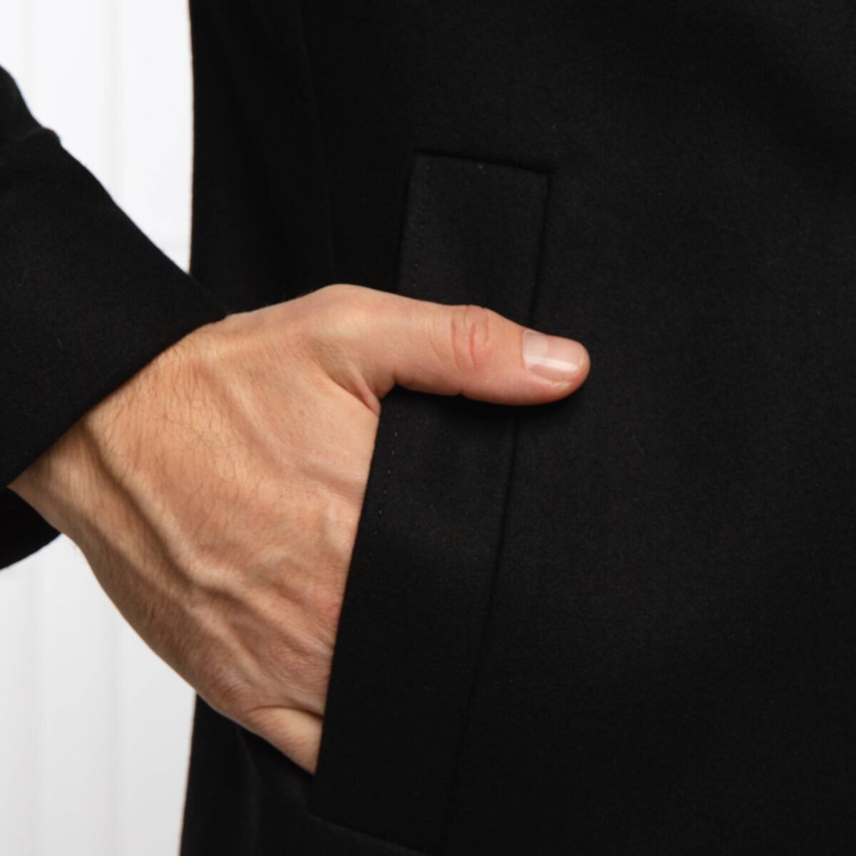 HUGO MILOGAN 2241 MEN COAT BLACK - Image 2